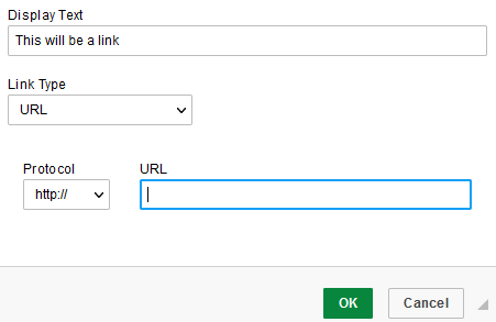 Link Create Homepage Edit