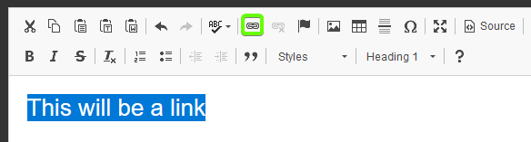 Link Select Homepage Edit