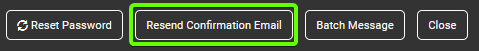 Resend Verification User Management